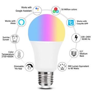 EXT010 IoT HomeKit 13A 智能燈泡 (E27大螺頭)